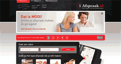 Desktop Screenshot of 1afspraak.nl